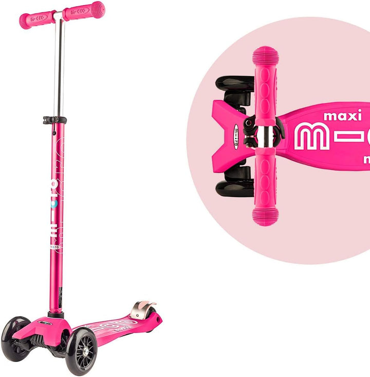 Maxi micro Deluxe Kinderscooter Kickboard ab 5 Jahren Variante pink