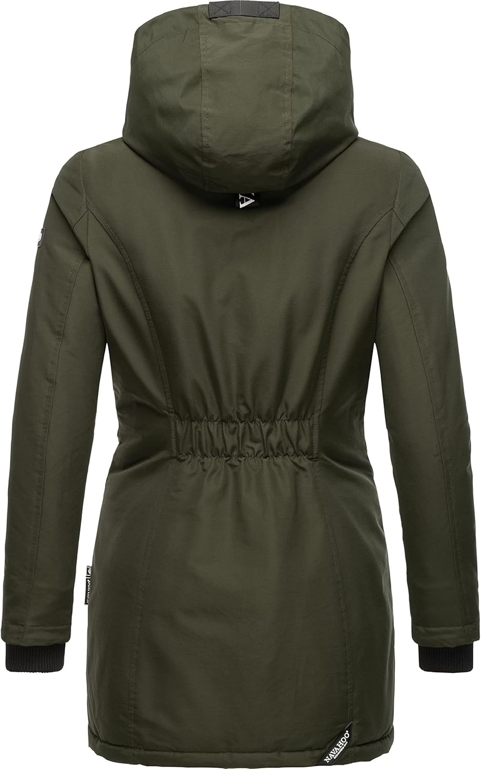 Navahoo Damen Warmer Winter Kurzmantel Blizzardstorm XS-3XL XS Olive, XS Olive