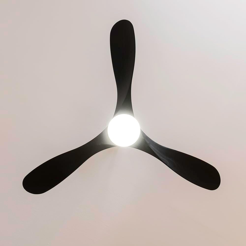 Cecotec Deckenventilator EnergySIlence Aero 5200 Black Design. 40 W, 52“ mit DC Motor, LED Beleuchtu