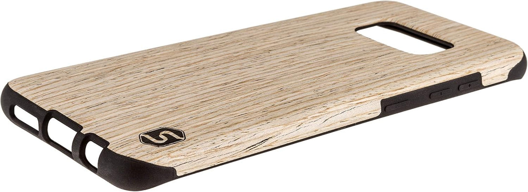SEBASTIAN STURM Handyhülle "MAXI" | Hergestellt aus echtem Holz "White Walnut" in einer TPU-Hülle |