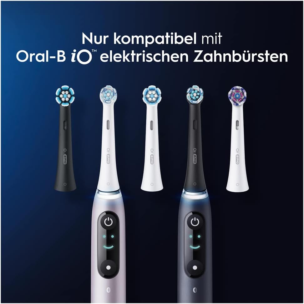 Oral-B iO Ultimative Reinigung Aufsteckbürsten für elektrische Zahnbürste, 6 Stück, ultimative Zahnr