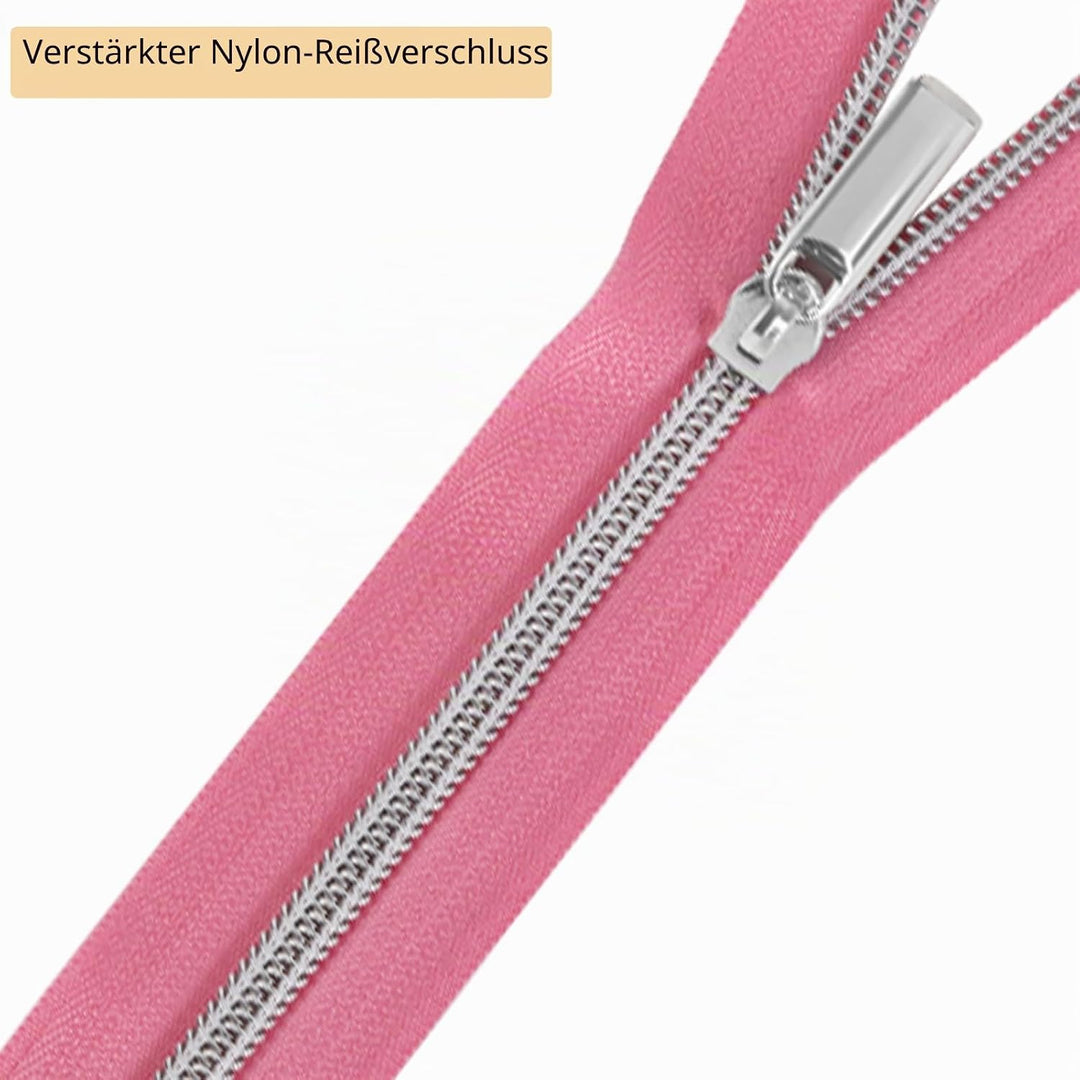 GUBOCA 9 M Reissverschluss,Näh Endlosreissverschluss mit Zipper,mit 30 Stück Reissverschlüsse Zubehö