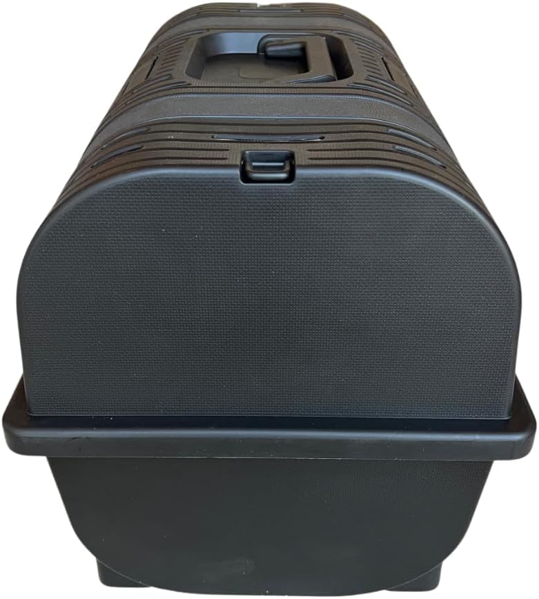 Mamapetz Lull Carrier Premium Haustier Transportbox Hund & Katze Sicher & Stilvoll (Schwarz), Schwar