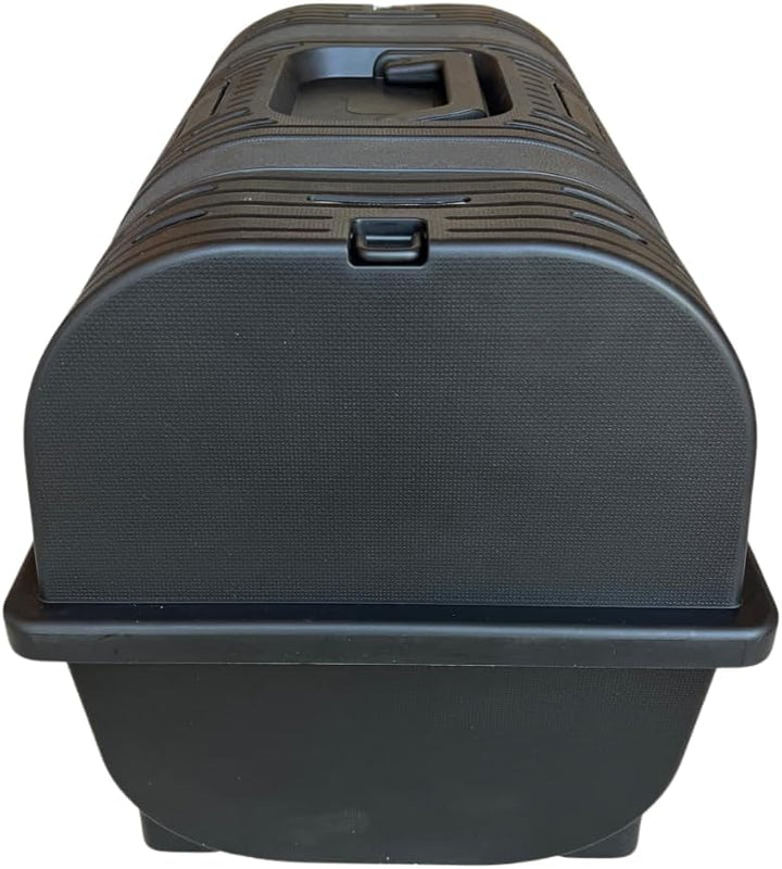 Mamapetz Lull Carrier Premium Haustier Transportbox Hund & Katze Sicher & Stilvoll (Schwarz), Schwar