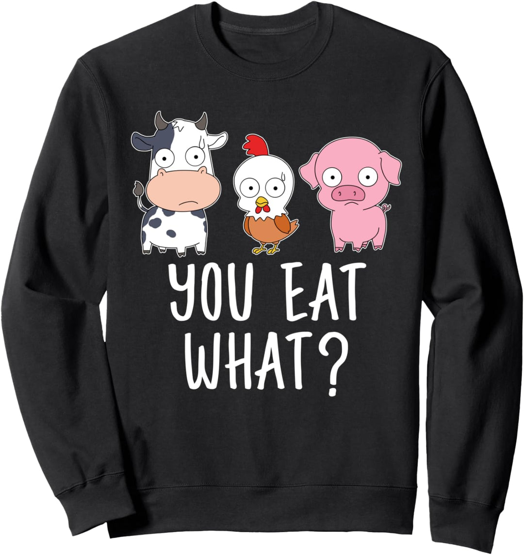 Veganer Geschenk Frauen Vegetarisches Geschenk Vegetarier Sweatshirt