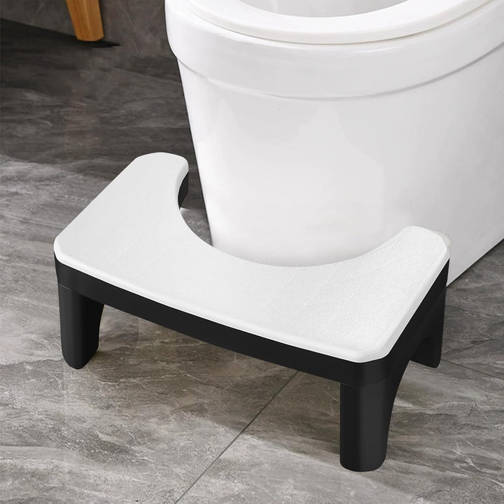 PORFOYO Toilettenhocker Erwachsene, Wc Hocker, Klohocker, Kackhocker, Badezimmer Hocker, Perfekte Hö