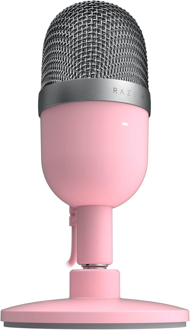 Razer Seiren Mini (Quartz) - USB Kondensator-Mikrofon für Streaming (Kompakt mit Supernieren-Richtch