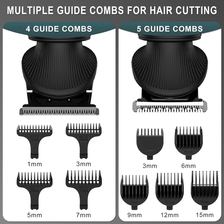 Surker Haarschneidemaschine Set Profi Haarschneider Herren Präzisionstrimmer Barttrimmer Bartschneid