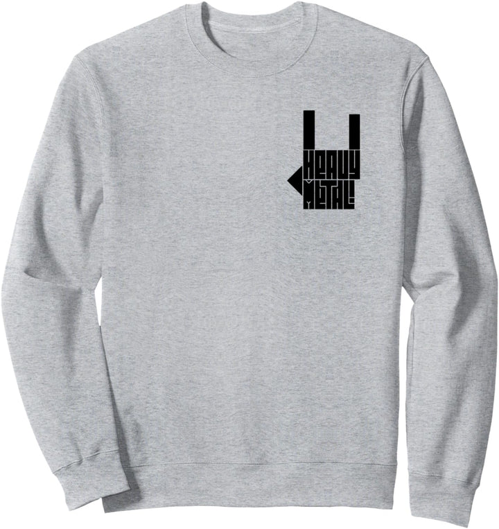 HEAVY METAL! Hand 2021 Heavymetal modern Typographie Sweatshirt