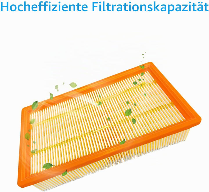 2 Stück Filter Zubehör für Kärcher NT 25/1 Ap NT 35/1 Ap NT35/1 NT 45/1 NT 55/1 NT 361 NT 561 NT 611
