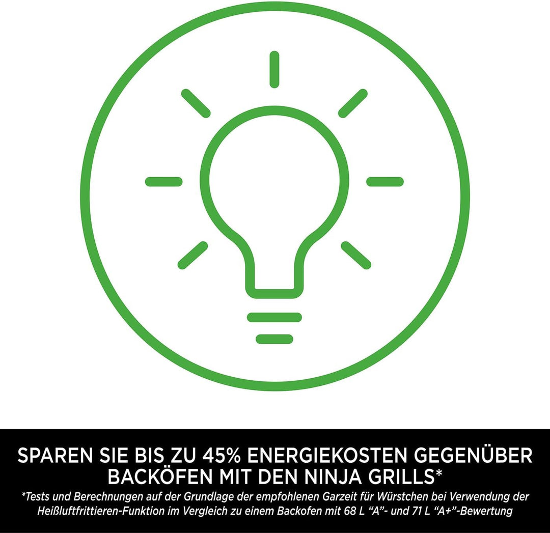 Ninja Foodi MAX PRO Grill, Plancha Flat Grill Plate & Airfryer, 3,8LHeissluftfritteuse, Air Fryer mi