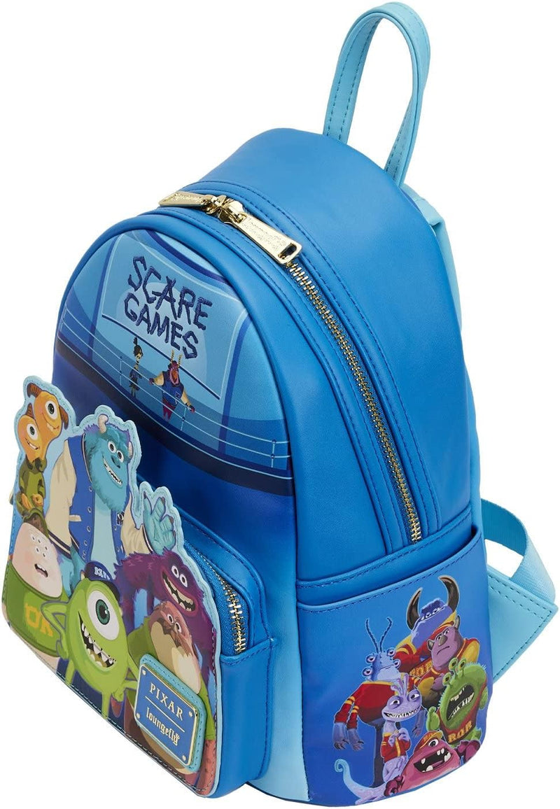 Loungefly Pixar Monsters University Scare Game Mini-Rucksack Mini Backpack, Mini Backpack