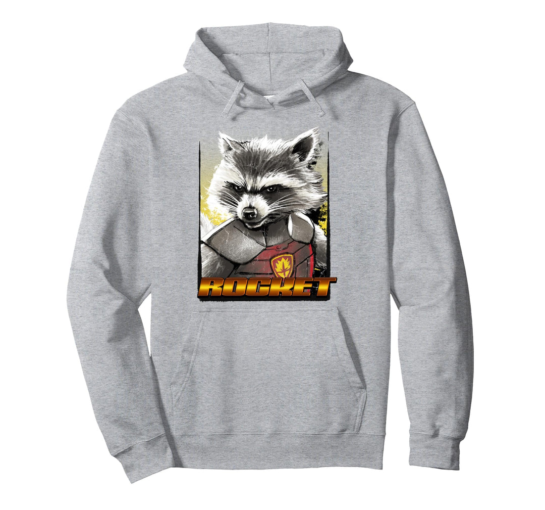 Marvel Rocket Guardians of the Galaxy Glare Pullover Hoodie
