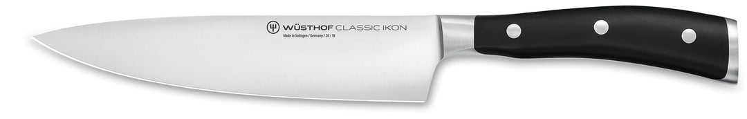 WÜSTHOF Classic Ikon Kochmesser 18 cm, Schwarz Schwarz 18 cm Single, Schwarz 18 cm Single