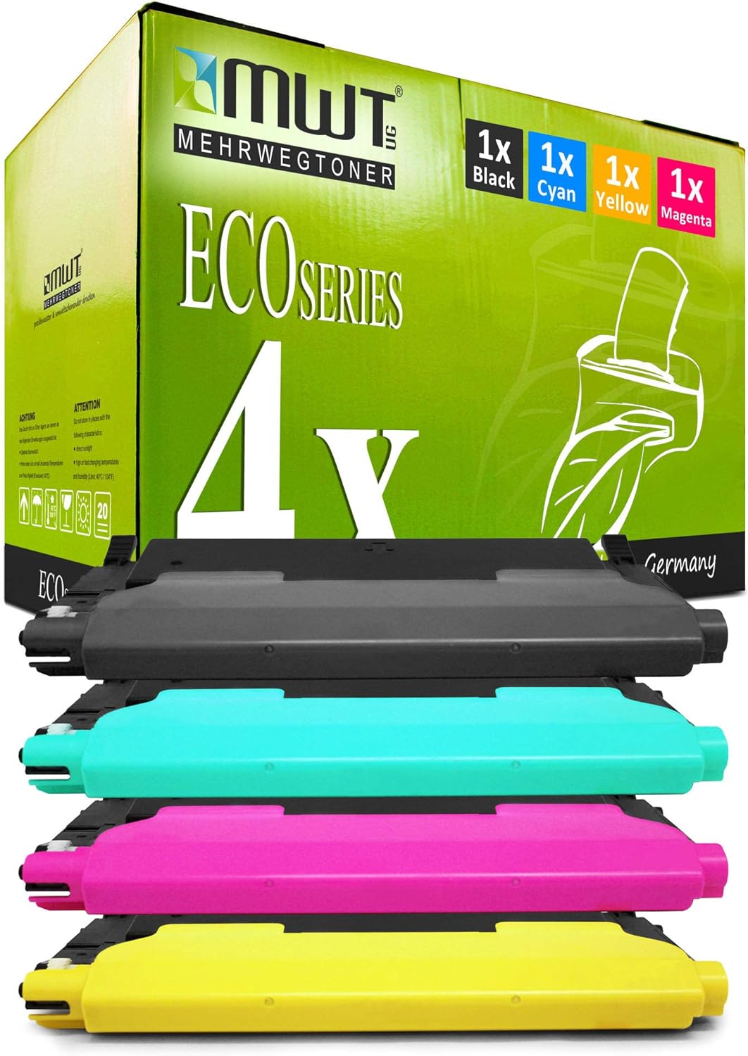 4X MWT Toner kompatibel für Samsung Xpress C 430 480 FW W FN ersetzt CLT-P404C CLT-404