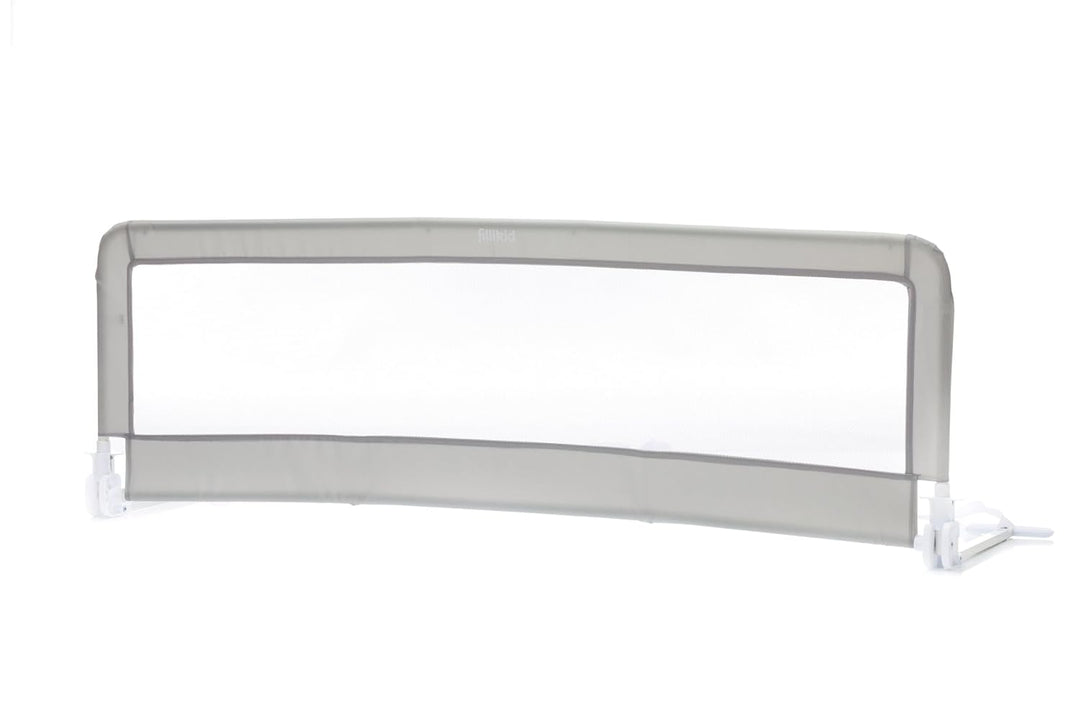 Fillikid Bettgitter für Standardbetten grau, Bettschutzgitter 150cm x 50cm, 100cm x 50cm, Kinderbett