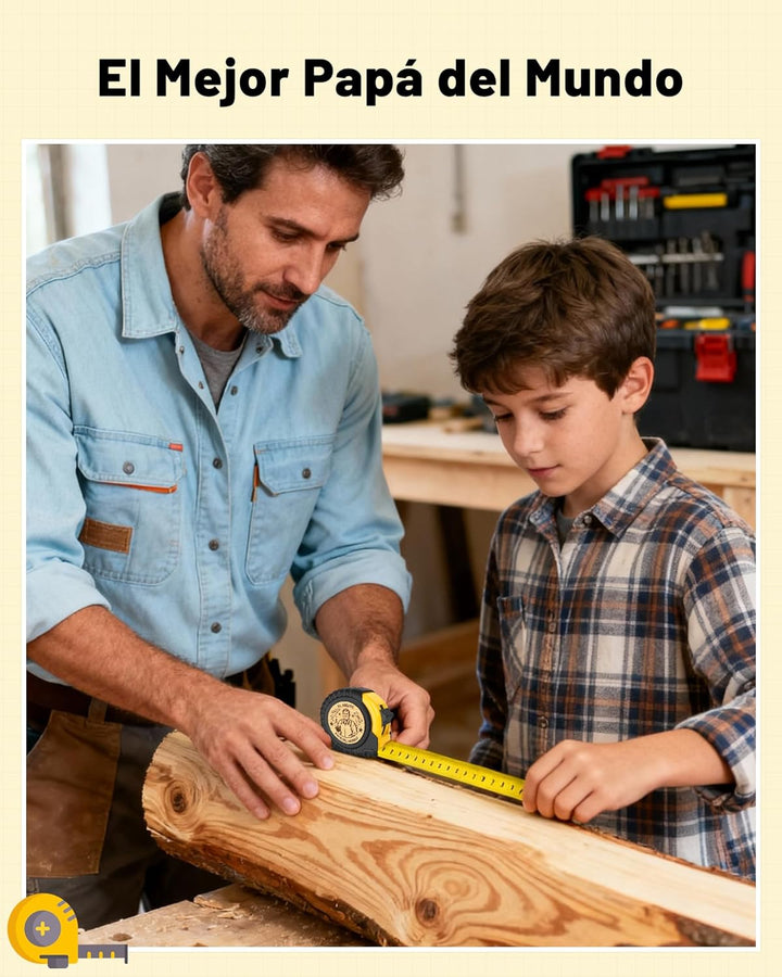CheersLife 5M Massband Papa Geschenk, Geschenke für Papa, Bester Papas Geschenk, Dankeschön Geburtst