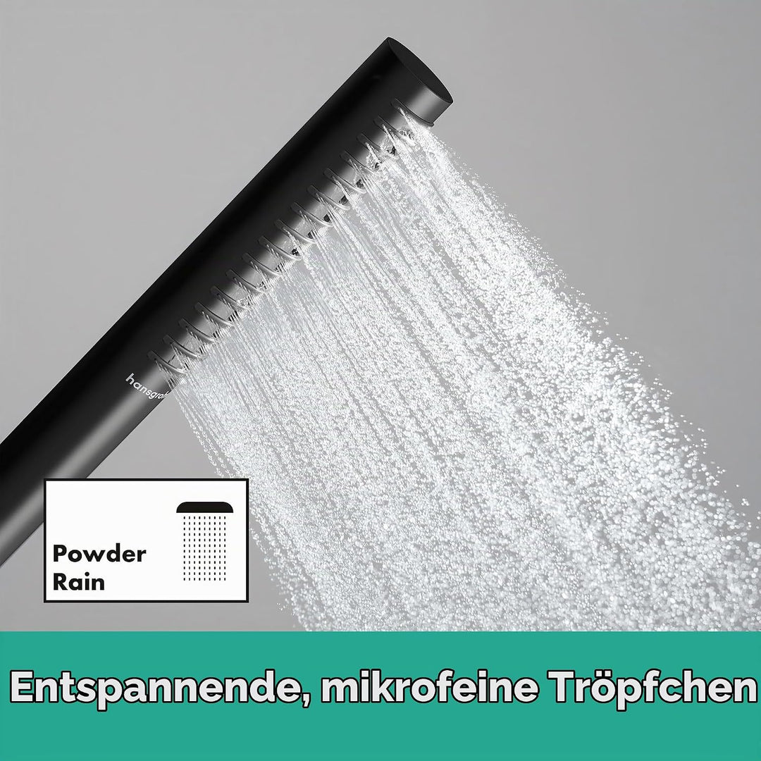 hansgrohe Pulsify S - wassersparender Duschkopf 5,4 l/min (EcoSmart+), Handbrause mit 1 Strahlart (P