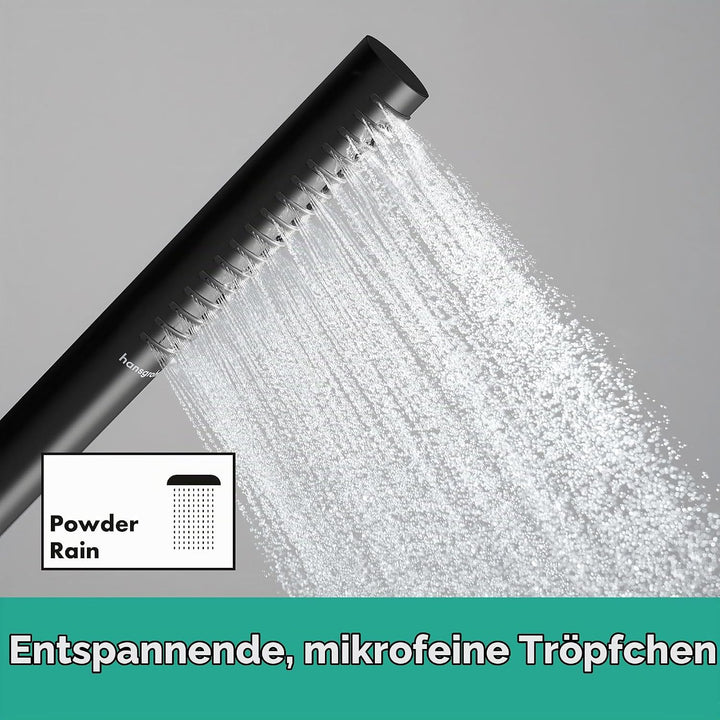 hansgrohe Pulsify S - wassersparender Duschkopf 5,4 l/min (EcoSmart+), Handbrause mit 1 Strahlart (P