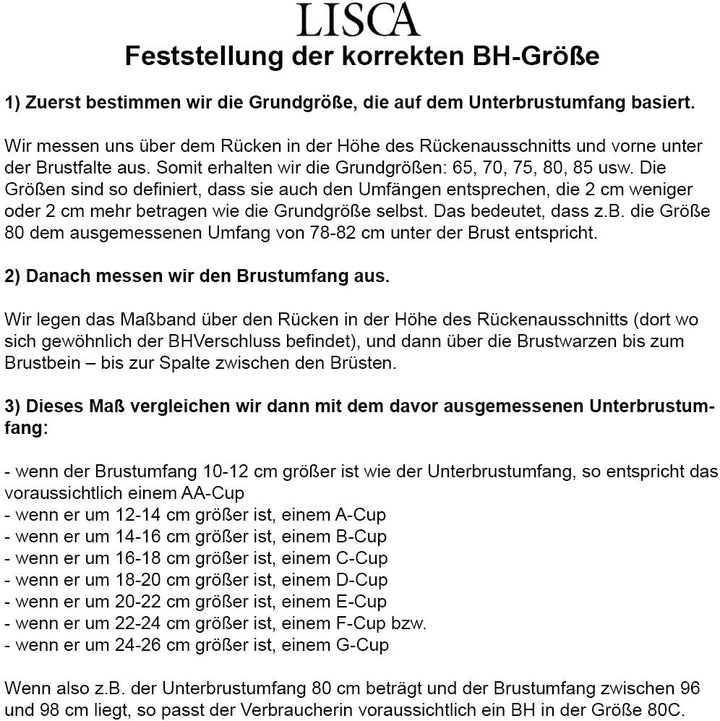 Lisca Damen Victoria Wireless Soft BH ohne Bügel 20145, Schwarz, 90D