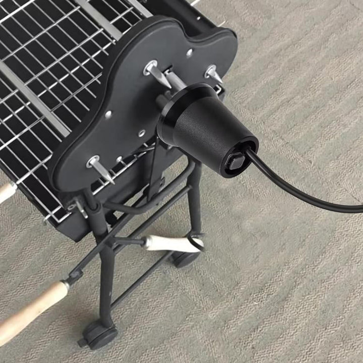 Onlyfire Braten Rotisserie Grillmotor für Outdoor Grillzubehör Grillspiess, Barbecue Rotator Motor f