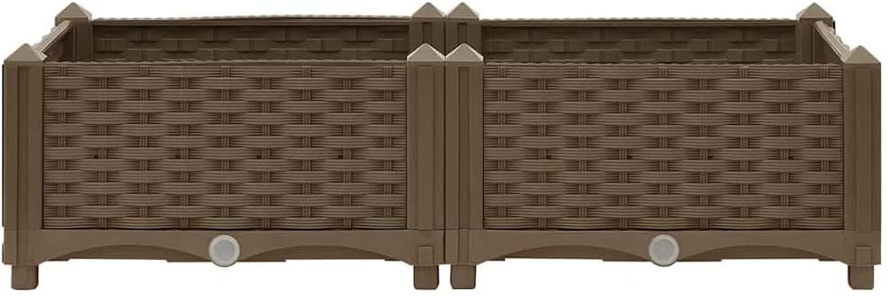 vidaXL Hochbeet Pflanzkasten Pflanzbeet Gemüsebeet Blumenbeet Blumenkasten Frühbeet Gartenbeet Blume