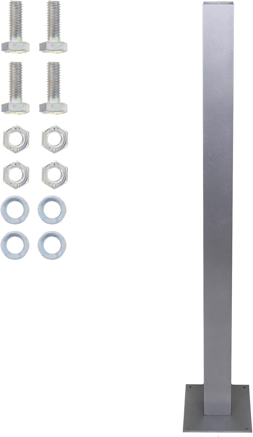 Burg Wächter Briefkasten-Ständer, Europa EST 1 Si, Silber Silber Briefkasten-Ständer, Silber Briefka