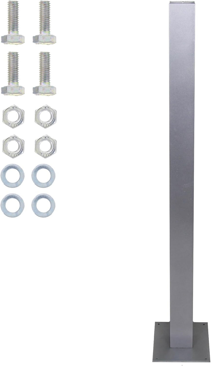 Burg Wächter Briefkasten-Ständer, Europa EST 1 Si, Silber Silber Briefkasten-Ständer, Silber Briefka