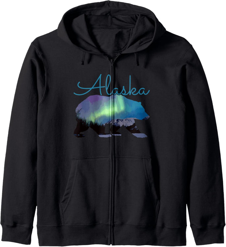 Alaska Bär Grizzly Polar Alaskan Natur Kapuzenjacke