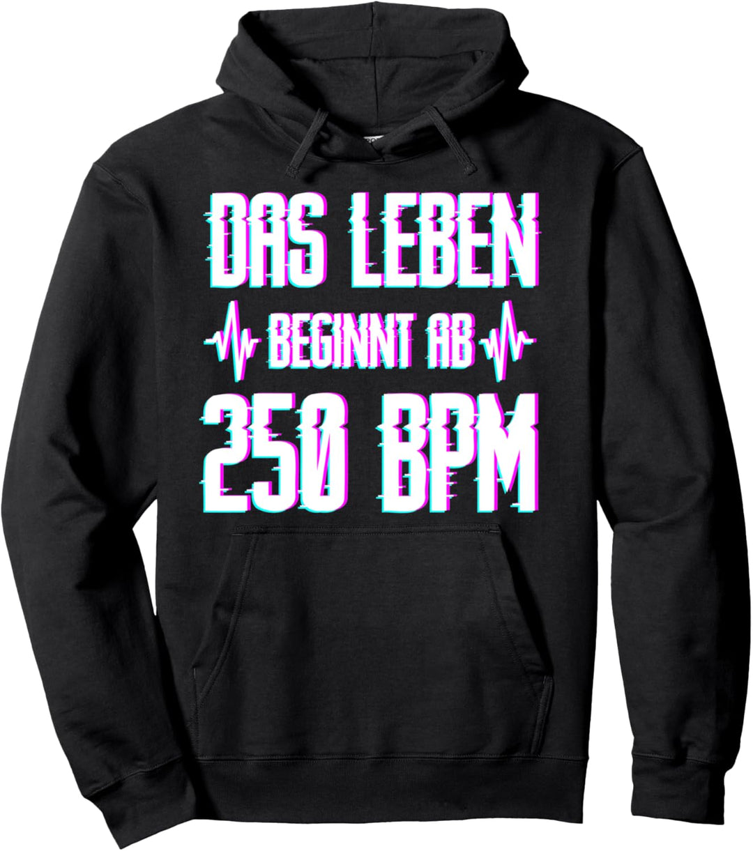 250 BPM Speedcore Harderstyles Uptempo Gabber Geschenk Pullover Hoodie