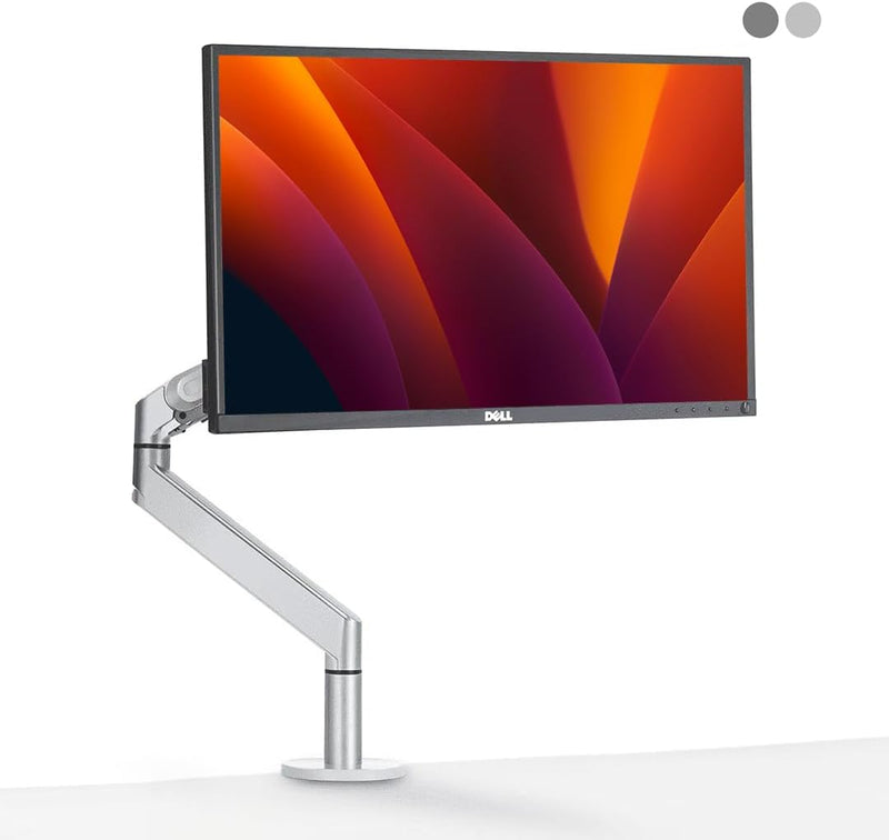 Monitorhalterung Gasfeder, 17-40 Zoll, Ultra-Wide (Silber), Silber