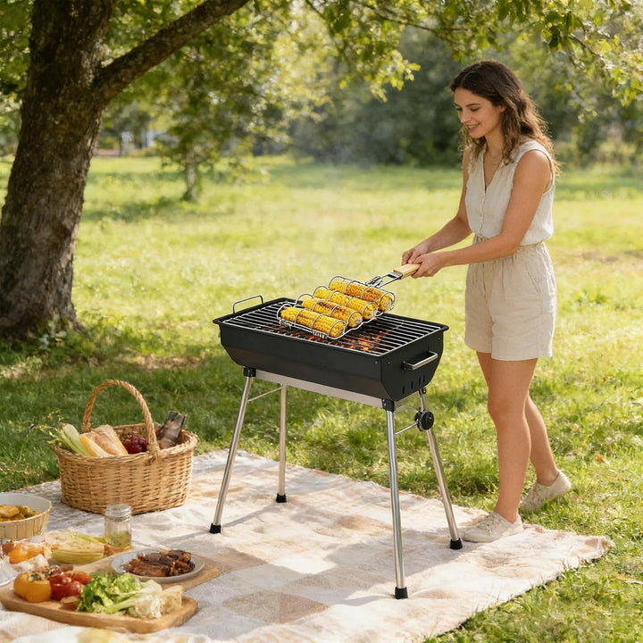 Mais-Grill-Halter, Küchen-Grillutensilien, Mais-Grillkorb, für Garten, Grill, Camping, Picknick, Out