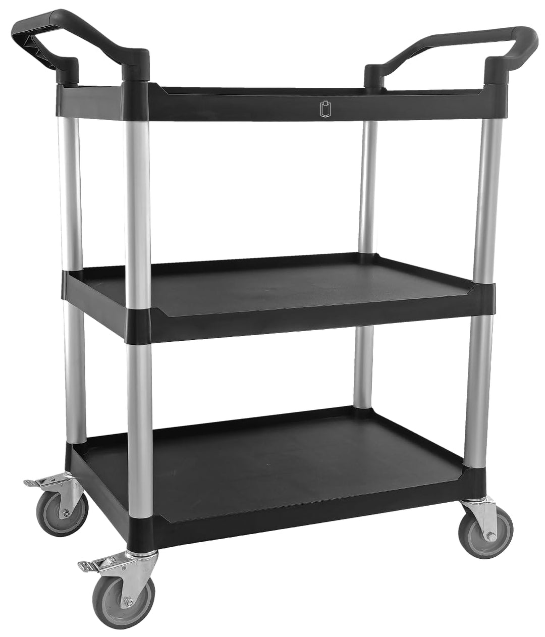 METRO Professional Servierwagen GPT1003, Polypropylen/Aluminio, 44 x 68.5 x 25 cm, schwarz
