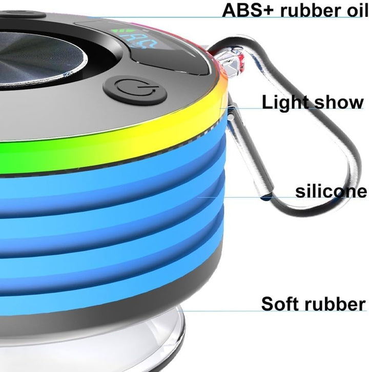 Tragbares Duschradio mit High-Definition-Sound, wasserdichtes Design zum Baden oder Outdoor-Spass (s