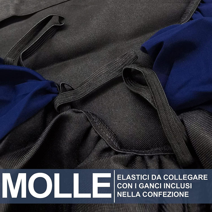 Rebeca Shop Kompatible Autositzbezüge | Made in Italy | Set für vorne und hinten | gesticktes Logo |