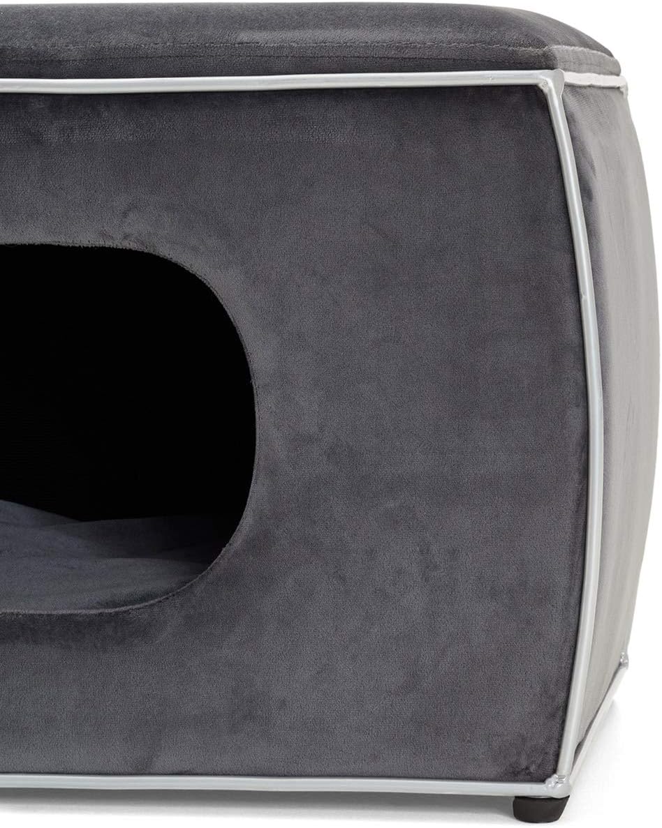 CanadianCat Company | Cat Cave Nelson | Grijs | Kattenmand, knuffelgrot voor katten