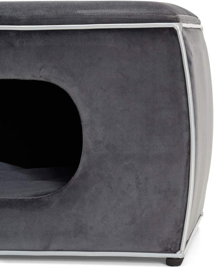 CanadianCat Company | Cat Cave Nelson | Grijs | Kattenmand, knuffelgrot voor katten