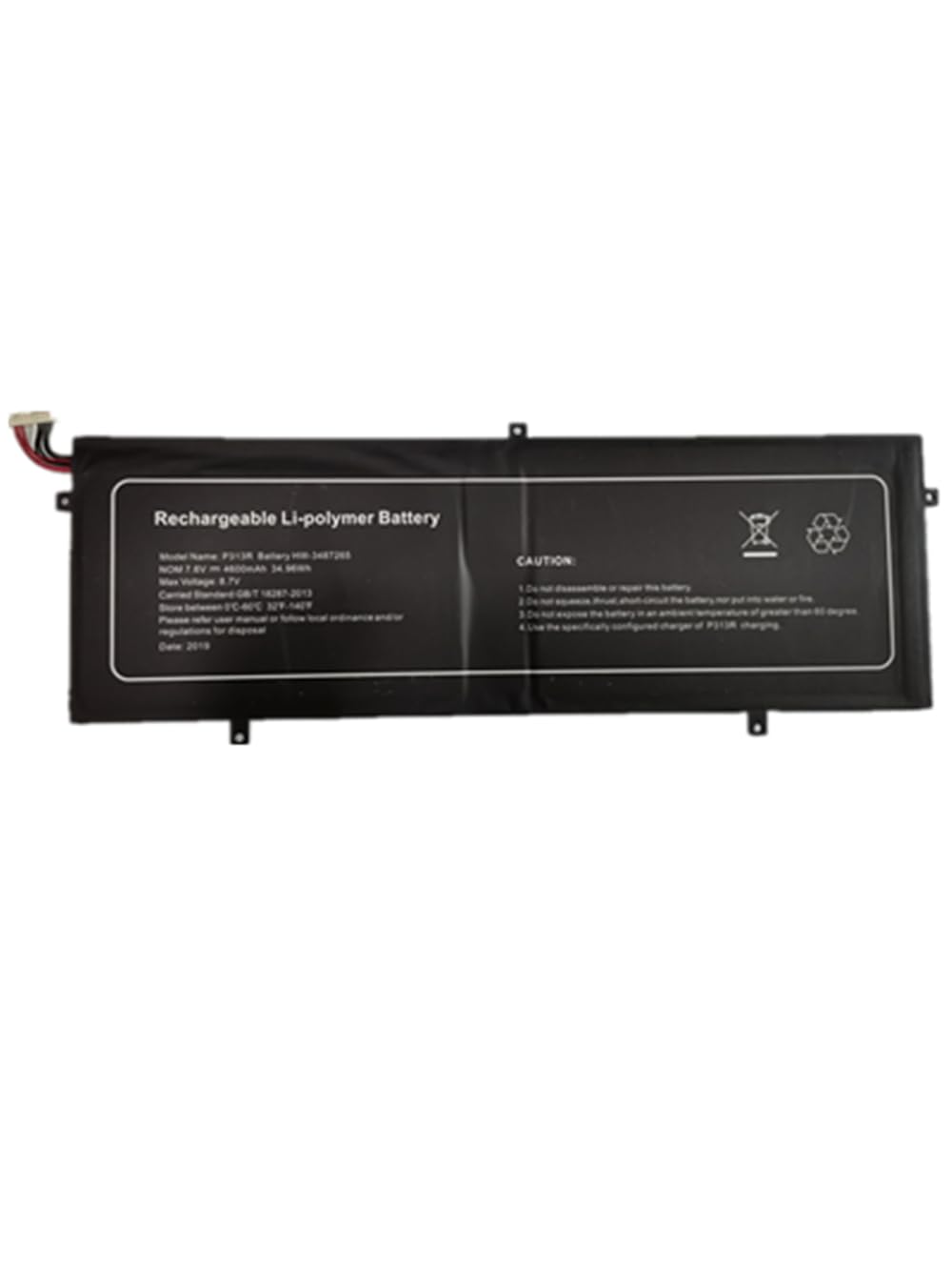 Bestome Ersatz Akku Kompatibel mit 7.6V P313R Jumper Ezbook 3 Pro 13.3" ezbook 3 Pro LB10 HW-3487265