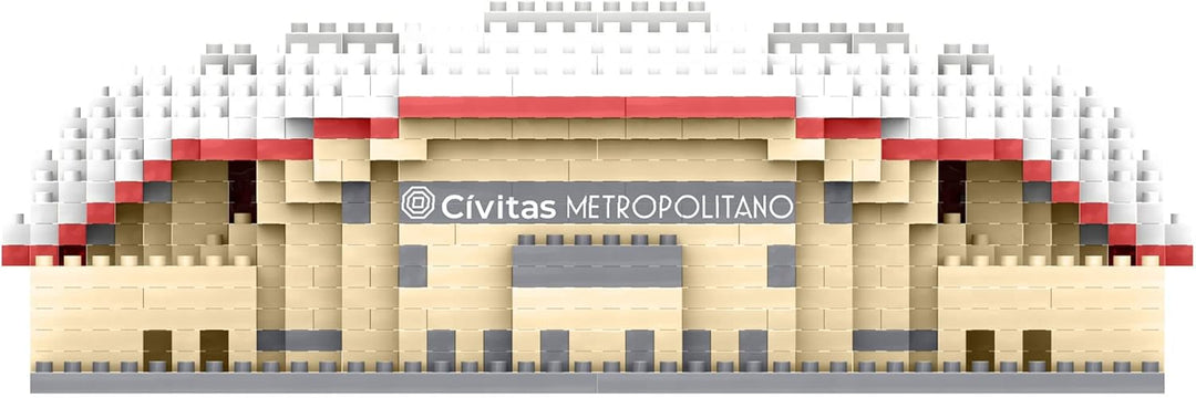 FOCO Offiziell Lizenziertes Mini-BRXLZ-Stadion-Spielzeugmodell (Atletico Madrid FC), Atletico Madrid