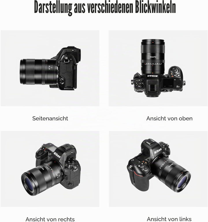 7artisans AutoFocus 50mm F1.8 Vollformatobjektiv, F1.8 grosse Blende, unterstützt automatische/manue