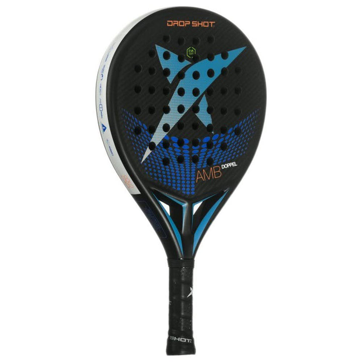 DROP SHOT Padel-Shovel Dopper 2022. Kern: Eva Soft. Rahmen: 100% Kohlenstoff. Gesichter: Kohlenstoff