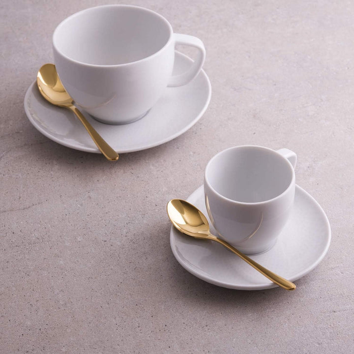 Sambonet 6 Kaffeelöffel Taste, Kaffeelöffel Set für 6 Personen, für die Kaffeepause, Spülmaschinenfe