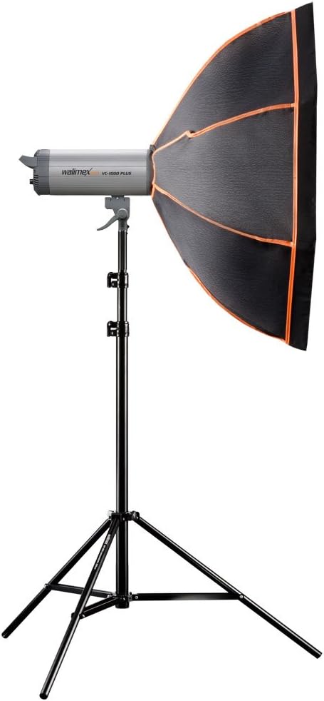 Walimex Pro Octagon Orange Line 90 Softbox ohne Adapter, ohne Adapter