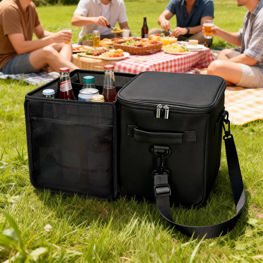 Kühltasche Isoliertasche Schwarz für Bogg Bag Strandtasche, Thermotasche Nass Trockentrennung Pickni