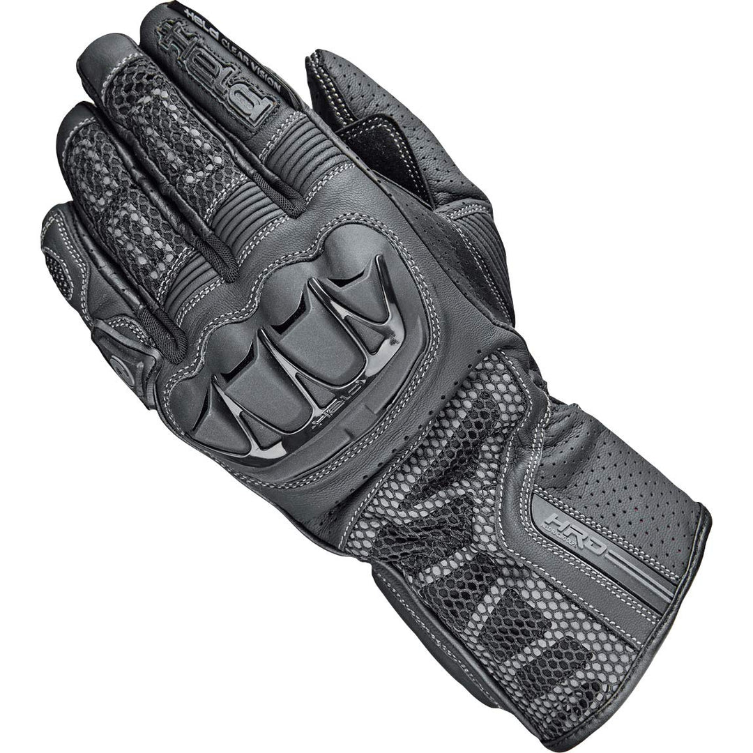Held Motorradhandschuhe lang Motorrad Handschuh Air Stream 3.0 Handschuh schwarz (kurze Finger) 9, H
