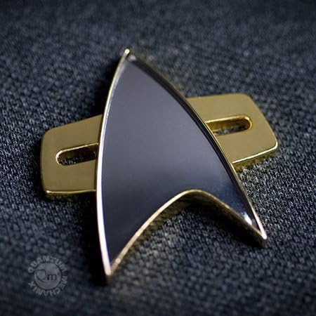 Filmwelt Shop Star Trek Voyager + DS9 Communicator Abzeichen mit Magnet Befestigung
