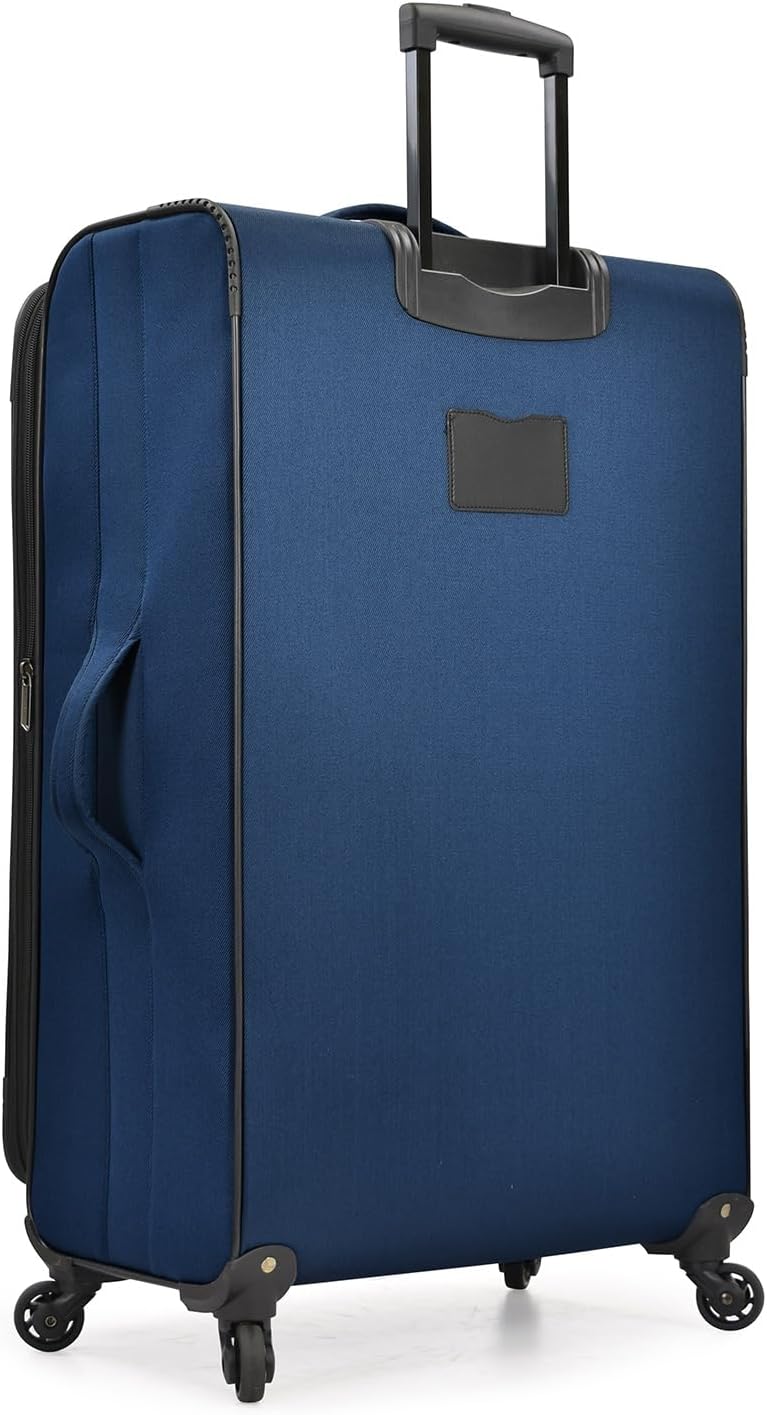 U.S. Traveler Aviron Bay Erweiterbares Weichgepäck mit Spinnrädern 3 Piece Luggage Marineblau, 3 Pie