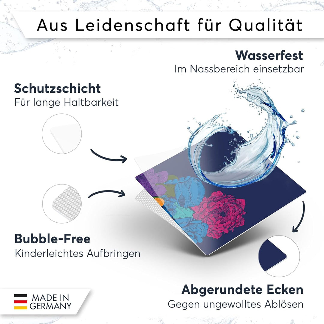 CREATISTO Klebefliesen Stickerfliesen Fliesenfolie - Hochwertige Sticker Aufkleber für Wandfliesen I
