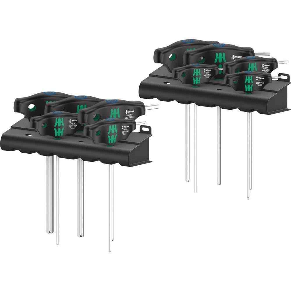 Wera 05023451001 454/10 HF Set Imperial 1, Quergriff-Schraubendrehersatz, zöllig, 10-teilig