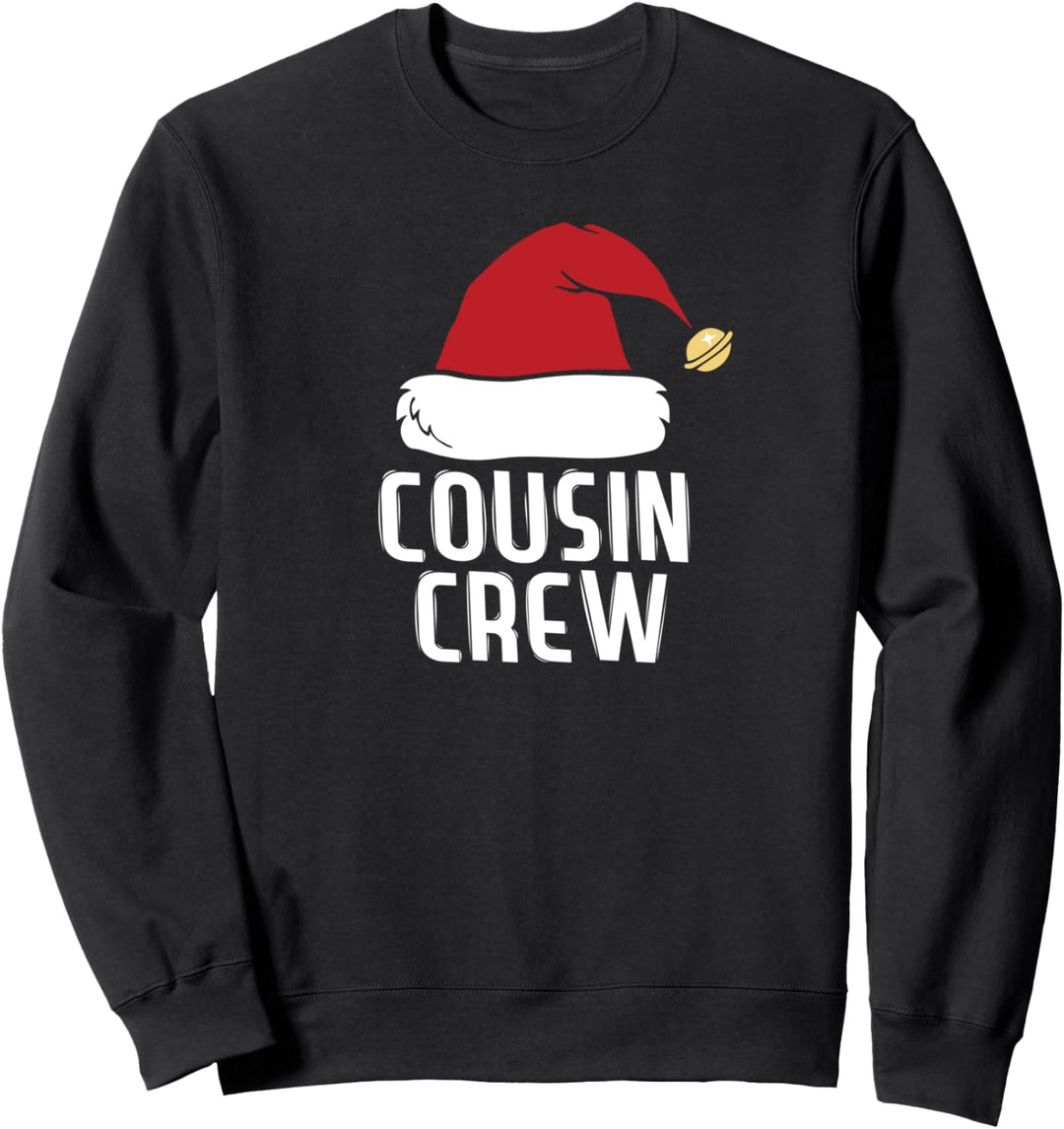 Funny Family Christmas Matching Pajama Gift For Cousins Hat Sweatshirt